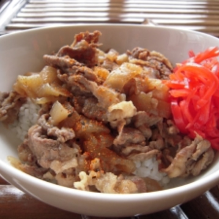 牛丼【吉野家再現レシピ】